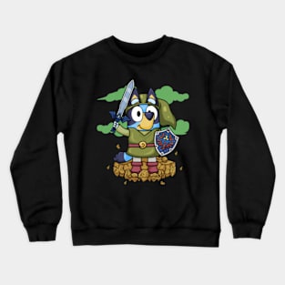 hero bluey cute Crewneck Sweatshirt